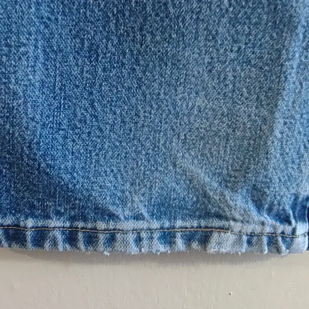 Wrangler Jeans George Straight Cowboy Cut Medium Blue Wash Denim  Men's 38 x 34